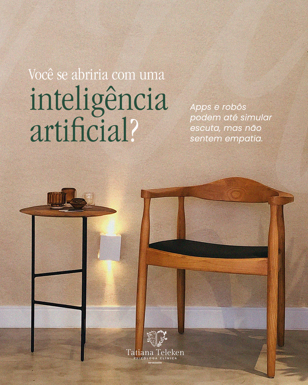 Leia mais sobre o artigo Você se abriria com uma inteligência artificial?